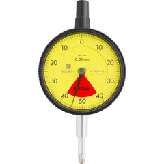 0.8mm Range, 40-0-40 Dial Reading, 0.01mm Graduation Dial Drop Indicator 57mm Dial, 1mm Range per Revolution, 0.009mm Accuracy