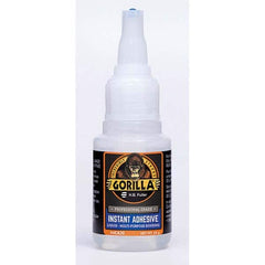 GorillaPro - 20 g Squeeze Bottle Clear Instant Adhesive - Strong Tooling