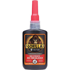 GorillaPro - 50 mL Bottle, Red, High Strength Threadlocker - Strong Tooling