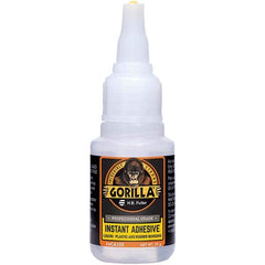 GorillaPro - 20 g Squeeze Bottle Clear Instant Adhesive - Strong Tooling