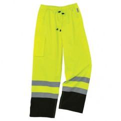 8915BK M LIME BLK BOTT RAIN PANTS - Strong Tooling