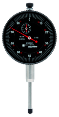 2-1/4" Face 0-100 Dial Reading .001" Graduation Black Face Indicator - Strong Tooling