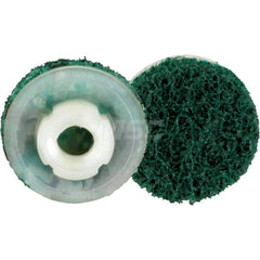 Quick-Change Disc: Roloc TS, 3/4″ Disc Dia, Ceramic, Non-Woven Green, Non-Woven Backed, 30,000 RPM