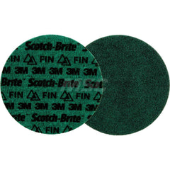 Quick-Change Disc: CD, 7″ Disc Dia, Ceramic, Non-Woven Green, Non-Woven Backed, 8,600 RPM