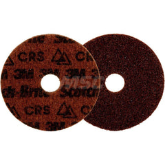 Quick-Change Disc: CD, 4-1/2″ Disc Dia, Ceramic, Non-Woven Brown, Non-Woven Backed, 13,300 RPM