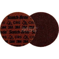 Quick-Change Disc: CD, 6″ Disc Dia, Ceramic, Non-Woven Brown, Non-Woven Backed, 10,000 RPM