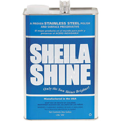 Metal, Stone & Furniture Polishes & Cleaners; Cleaner Type: Stainless Steel Cleaner & Polish; Form: Liquid; Container Size: 1 gal; Harshness: Mild; Container Type: Can; Formula Type: Acetone; Removes: Dust; Rust; Grease; Grime; Water Marks; Stains; Scent: