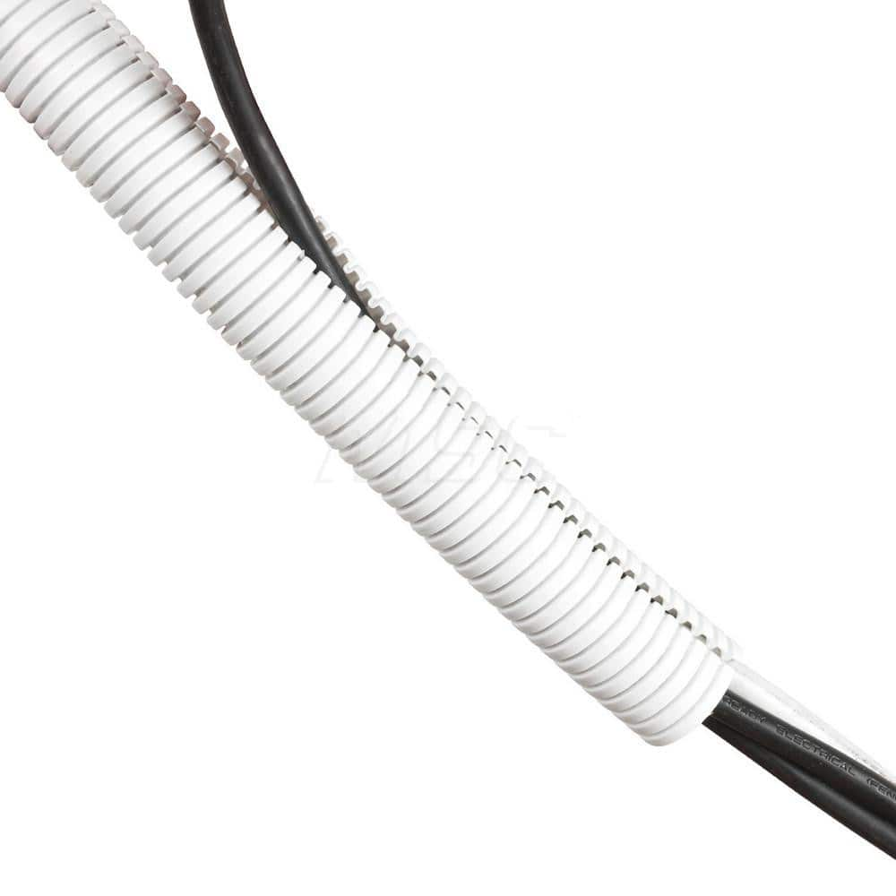 Cable Sleeves; Sleeve Type: Corrugated; Short Sleeve; Inside Diameter (Decimal Inch): 1.25; Color: White; Overall Length (Meters): 3; Overall Length (Feet): 3; Inside Diameter (Inch): 1.25