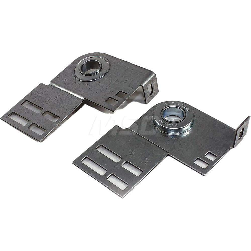 Garage Door Hardware; Type: Garage Door Bearing End Plate; For Use With: Commercial Doors; Material: Steel; Hardware Diameter: 1; Finish/Coating: Galvanized; Includes: Center of Bearing to Wall 3-3/8 in.; For Use With: Commercial Doors; Finish: Galvanized