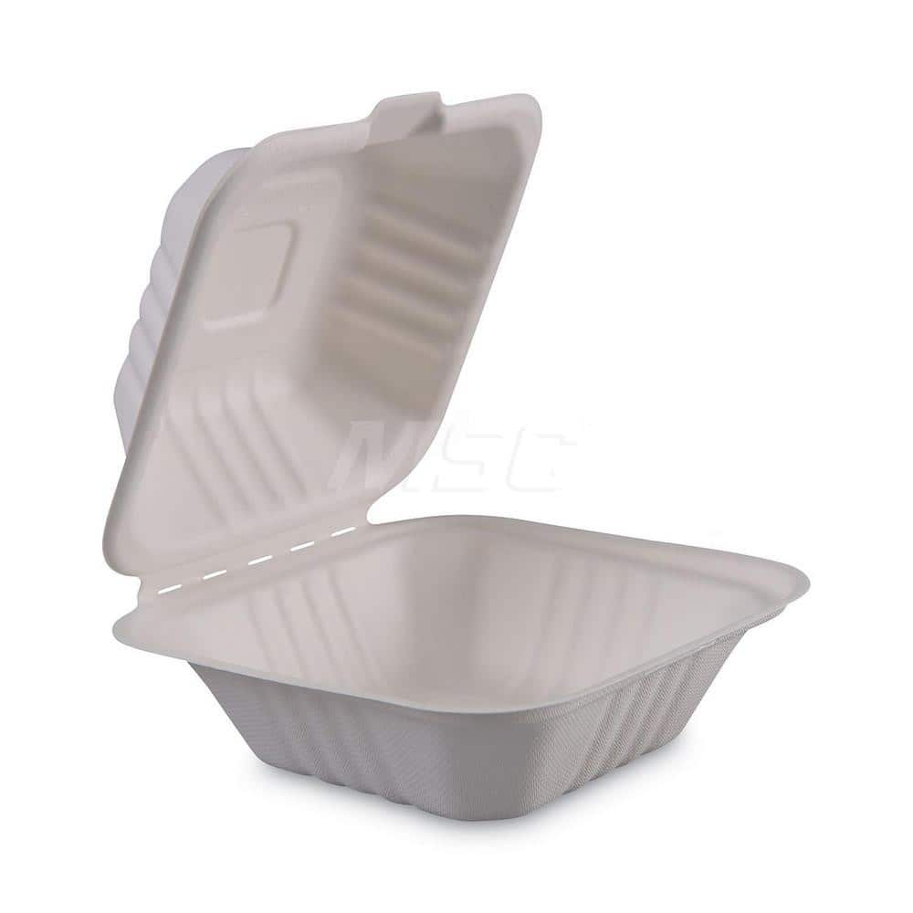 Food Containers; Container Type: Food Storage Container; Shape: Square; Overall Height: 3.19 in; Lid Type: Hinged Lid; Height (Decimal Inch): 3.19 in; Type: Food Storage Container