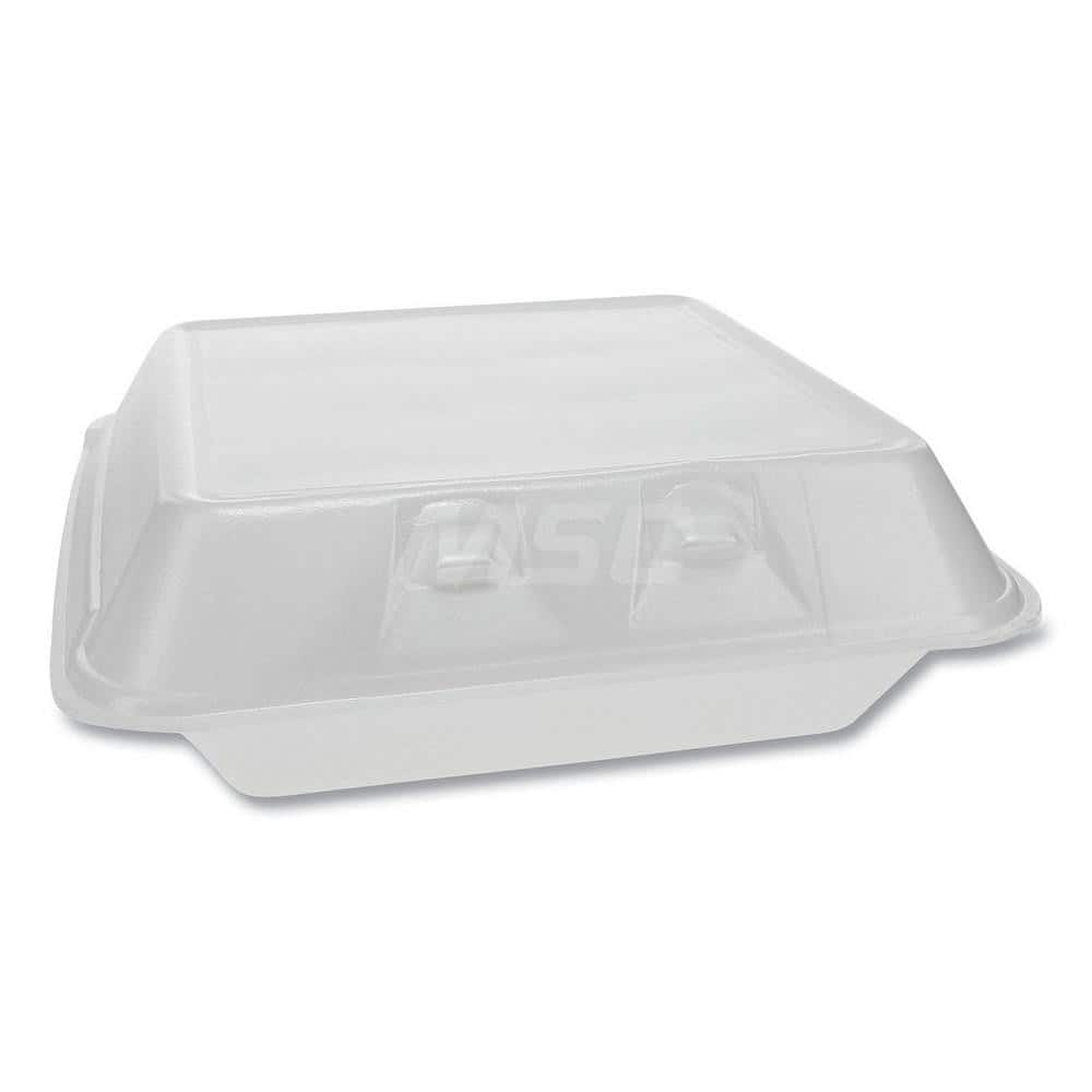 Food Containers; Container Type: Food Storage Container; Shape: Square; Overall Height: 3.25 in; Lid Type: Hinged Lid; Height (Decimal Inch): 3.25 in; Type: Food Storage Container