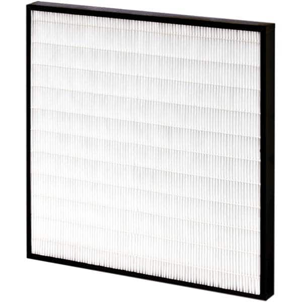 Pleated Air Filter: 12 x 20 x 2″, MERV 15, Mini-Pleat Synthetic, Plastic Frame, 833 CFM