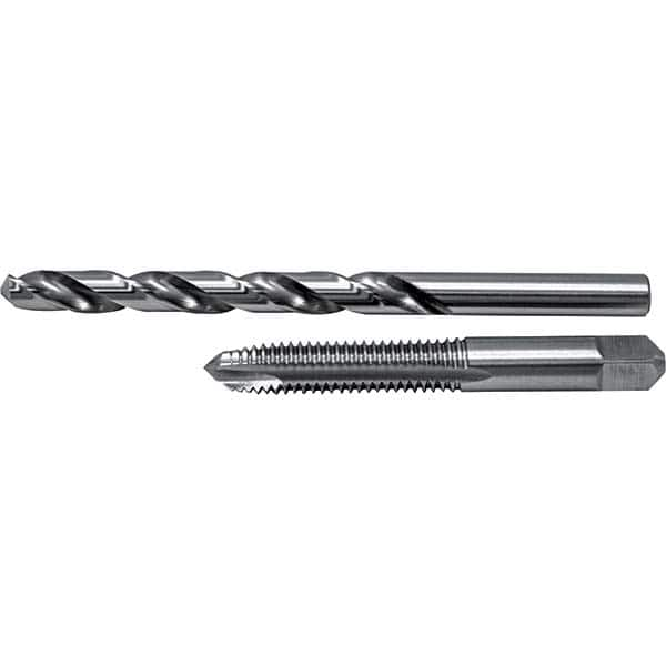 Cle-Line - Tap & Drill Sets Minimum Tap Thread Size (Inch): 3/8-16 Maximum Tap Thread Size (Inch): 3/8-16 - Strong Tooling