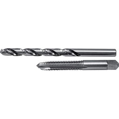 Cle-Line - Tap & Drill Sets Minimum Tap Thread Size (Inch): 3/8-16 Maximum Tap Thread Size (Inch): 3/8-16 - Strong Tooling