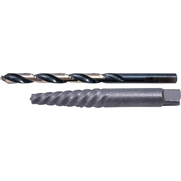 Cle-Line - Bolt Extractor Sets Tool Type: Screw Extractor & Drill Number of Pieces: 2.000 - Strong Tooling