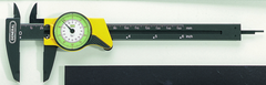 0 - 6'' Measuring Range (64ths / .01mm Grad.) - Plastic Dial Caliper - #142 - Strong Tooling