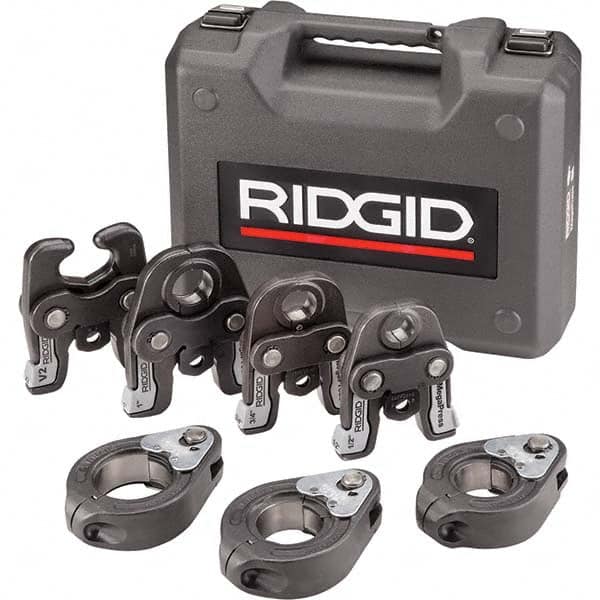 Ridgid - Presser Replacement Jaws Type: Pressing Tool Kit Jaw Size Range: 1/2" to 2" (Inch) - Strong Tooling