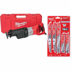 Milwaukee Tool - Electric Reciprocating Saws Amperage: 15.00 Strokes per Minute: 2800 - Strong Tooling