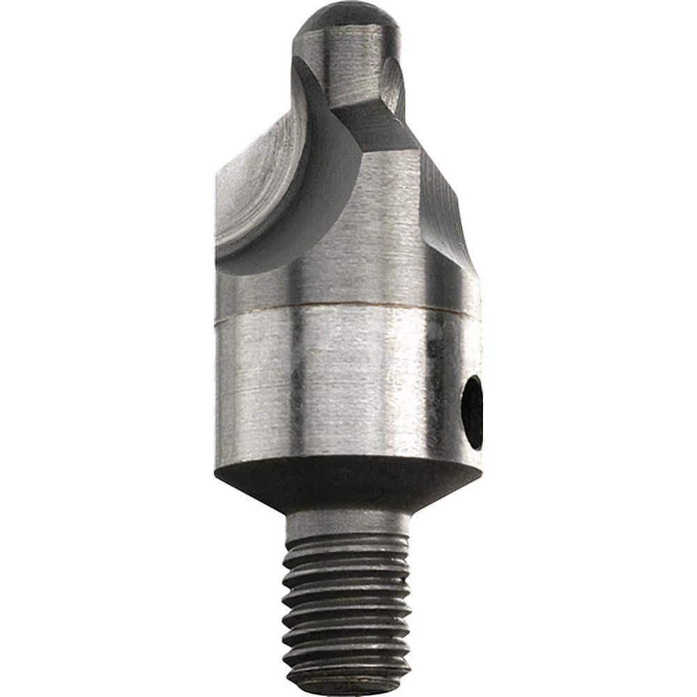 Adjustable-Stop Countersinks; Head Diameter (Inch): 0.0980; Included Angle: 130.00; Included Angle: 130.00; Countersink Material: Solid Carbide; Coated: Uncoated; Coating: Bright (Polished); Number of Flutes: 3; Countersink Finish/Coating: Bright (Polishe