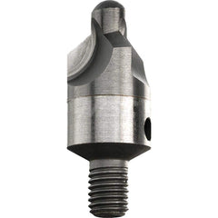 Adjustable-Stop Countersinks; Head Diameter (Inch): 0.1610; Included Angle: 130.00; Included Angle: 130.00; Countersink Material: Solid Carbide; Coated: Uncoated; Coating: Bright (Polished); Number of Flutes: 3; Countersink Finish/Coating: Bright (Polishe