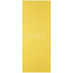 Sanding Sheet: 3-2/3″ Width, 9″ OAL, 180 Grit, Aluminum Oxide, Coated Fine Grade, C-Weighted, Paper Backing