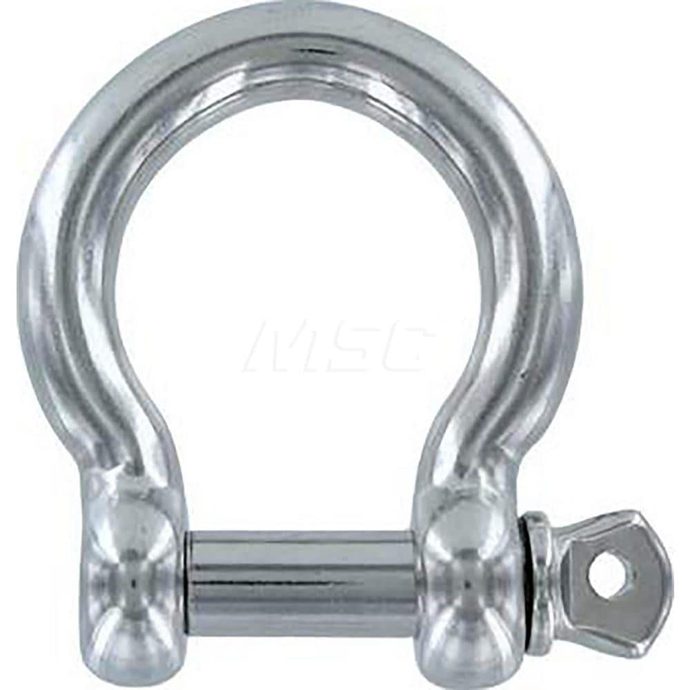 Shackle: Screw Pin Stainless Steel, 1/4″ Pin Dia