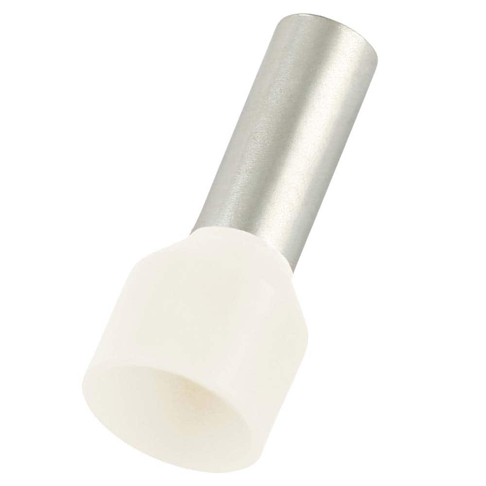 Electrical Wire Ferrules; Insulation Type: Partially Insulated; Connection Type: Crimp; Compatible Wire Size (sq mm): 10 mm ™; 8 AWG; Compatible Wire Size (AWG): 8; Pin Length: 0.472 in; 12.0 mm; Pin Length (mm): 12; Pin Diameter: 4.5 mm; Overall Length: