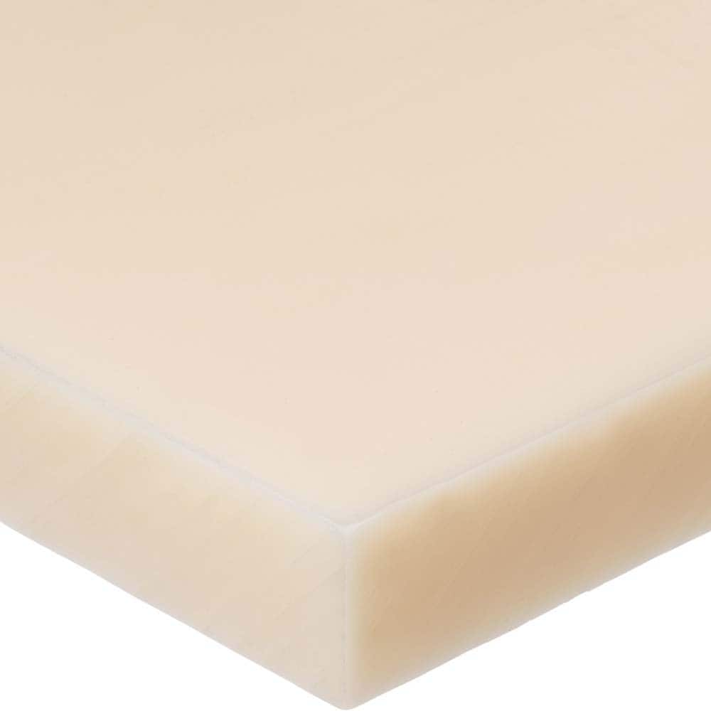 Plastic Sheet: Polytetrafluoroethylene, 1/2″ Thick, Off-White, 3,500 psi Tensile Strength Shore D-55