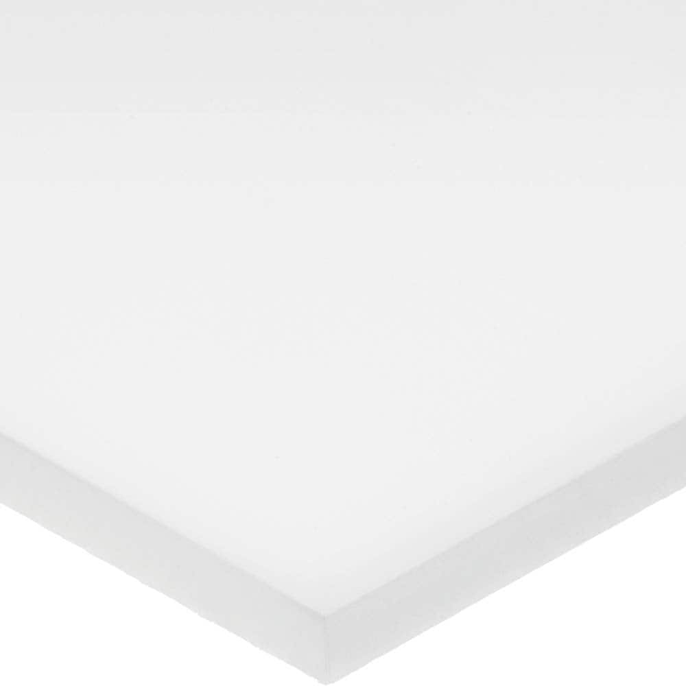 Plastic Sheet: Acetal, 1″ Thick, White, 8,500 psi Tensile Strength Rockwell M-90