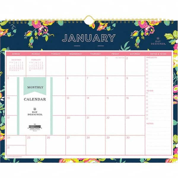 Blue Sky - Note Pads, Writing Pads & Notebooks Writing Pads & Notebook Type: Wall Calendar Size: 15 x 12 - Strong Tooling