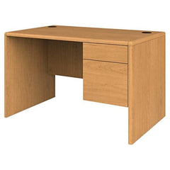 Hon - Office Desks Type: Single Pedestal w/Right Hand Return Center Draw: No - Strong Tooling