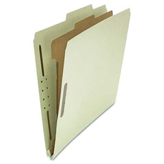 UNIVERSAL - File Folders, Expansion Folders & Hanging Files Folder/File Type: Classification Folders with Tob Tab Fastener Color: Gray; Green - Strong Tooling