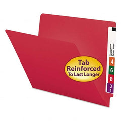 SMEAD - File Folders, Expansion Folders & Hanging Files Folder/File Type: File Folders with End Tab Color: Red - Strong Tooling