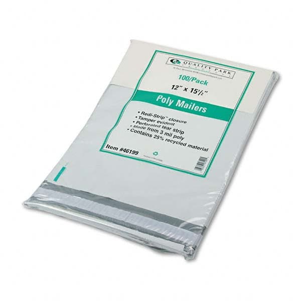 Quality Park - Mailers, Sheets & Envelopes Type: Poly Mailer Style: Peel-Off Self-Seal - Strong Tooling