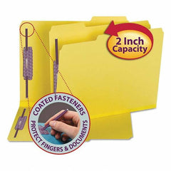 SMEAD - File Folders, Expansion Folders & Hanging Files Folder/File Type: File Folders with Top Tab Fastener Color: Yellow - Strong Tooling