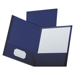 OXFORD - File Folders, Expansion Folders & Hanging Files Folder/File Type: Pocket Folders Color: Blue - Strong Tooling