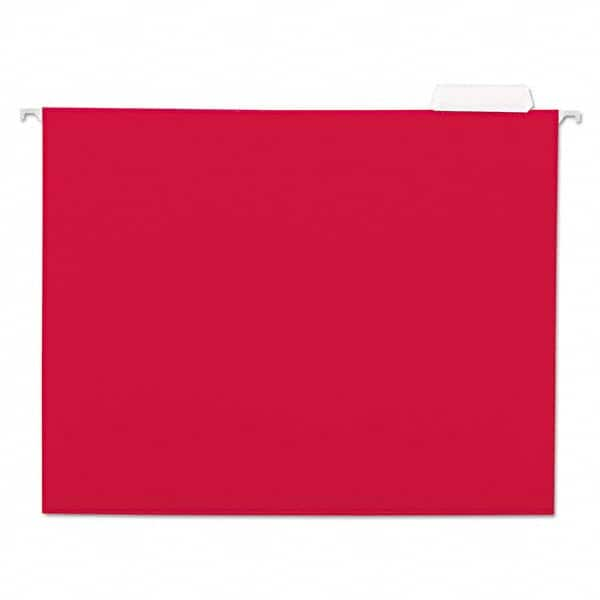 UNIVERSAL - File Folders, Expansion Folders & Hanging Files Folder/File Type: Hanging File Folder Color: Red - Strong Tooling