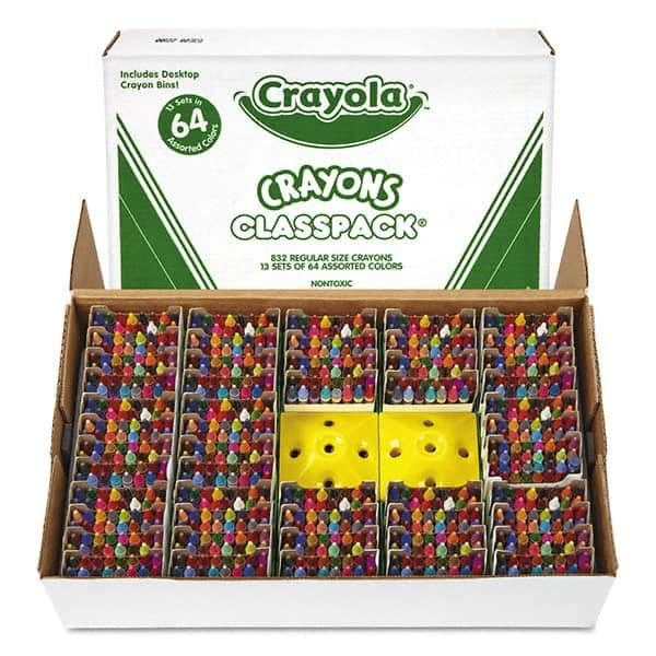 Crayola - Markers & Paintsticks Type: All Purpose Wax Crayon Color: Assorted - Strong Tooling