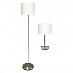 LEDU - Task Lights Fixture Type: Floor Lamp Color: Silver/White - Strong Tooling