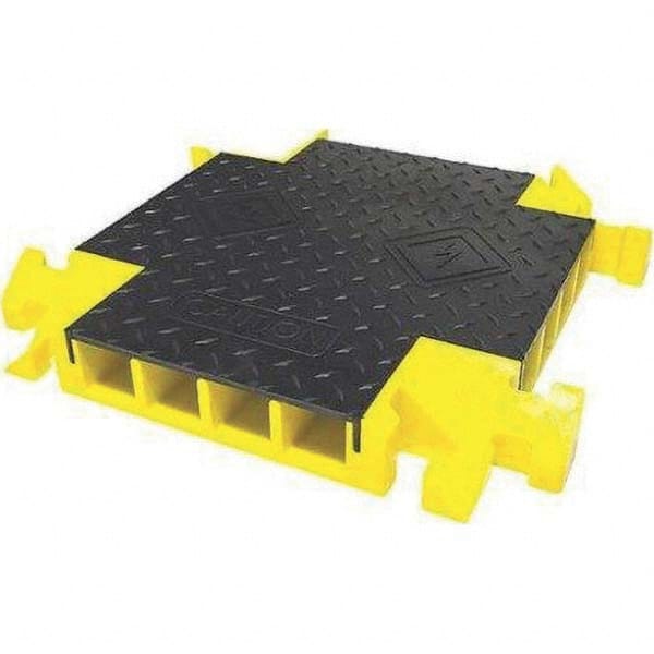 Checkers - On Floor Cable Covers Cover Material: Polyurethane Number of Channels: 4 - Strong Tooling