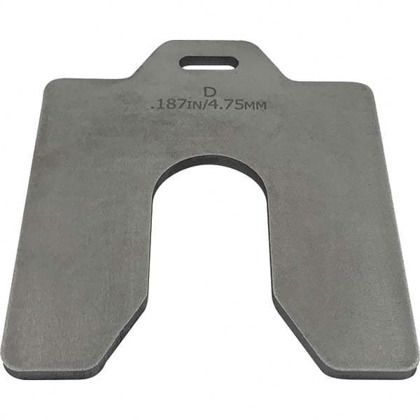 Maudlin Products - Metal Shim Stock Type: Slotted Shim Material: Stainless Steel - Strong Tooling