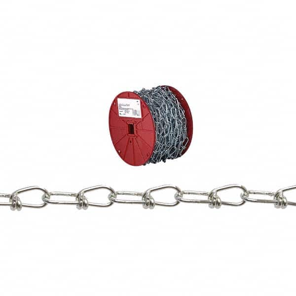 Campbell - Weldless Chain Type: Double Loop Chain Load Capacity (Lb.): 155 - Strong Tooling