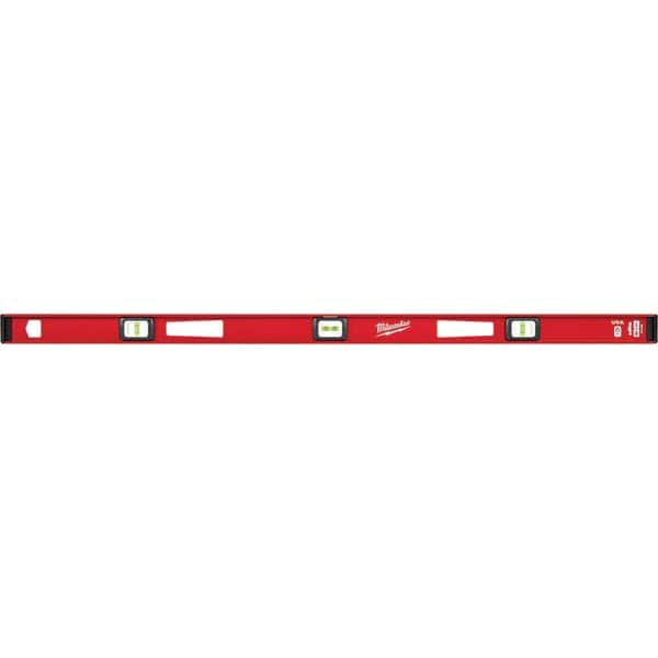 Milwaukee Tool - Box Beam, I-Beam & Torpedo Levels Level Type: I-Beam Number of Vials: 3 - Strong Tooling