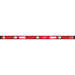 Milwaukee Tool - Box Beam, I-Beam & Torpedo Levels Level Type: I-Beam Number of Vials: 3 - Strong Tooling