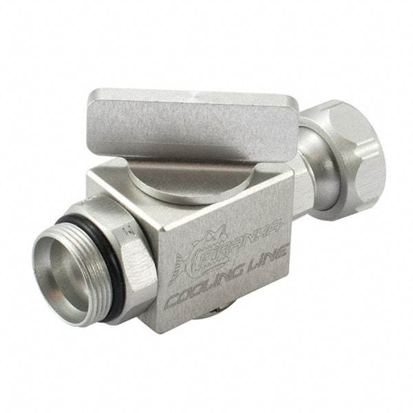 Piranha Cooling Line - Instrumentation Ball Valves Material: Aluminum Pipe Size: 0.25 (Inch) - Strong Tooling