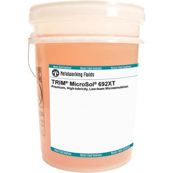 Master Fluid Solutions - TRIM MicroSol 692XT 5 Gal Pail Cutting, Drilling, Sawing, Grinding, Tapping & Turning Fluid - Strong Tooling