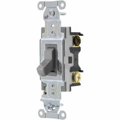 Bryant Electric - Wall & Dimmer Light Switches Switch Type: Three Way Switch Operation: Toggle - Strong Tooling