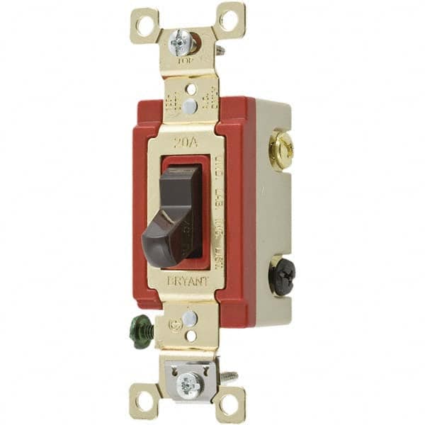 Bryant Electric - Wall & Dimmer Light Switches Switch Type: Four Way Switch Operation: Toggle - Strong Tooling