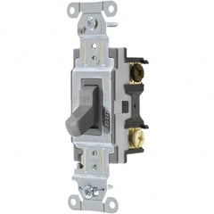 Bryant Electric - Wall & Dimmer Light Switches Switch Type: Three Way Switch Operation: Toggle - Strong Tooling