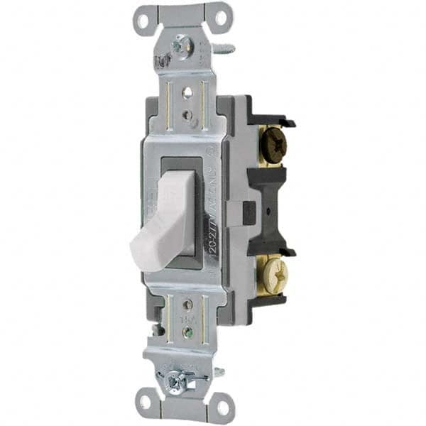 Bryant Electric - Wall & Dimmer Light Switches Switch Type: Three Way Switch Operation: Toggle - Strong Tooling